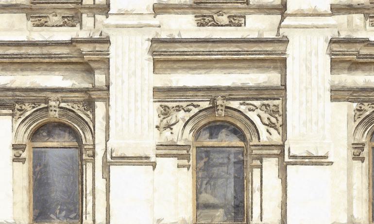 Paris street wall mural wallpaper | ExtraWall large fragment photo
