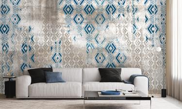 Rhombus wall mural wallpaper | ExtraWall