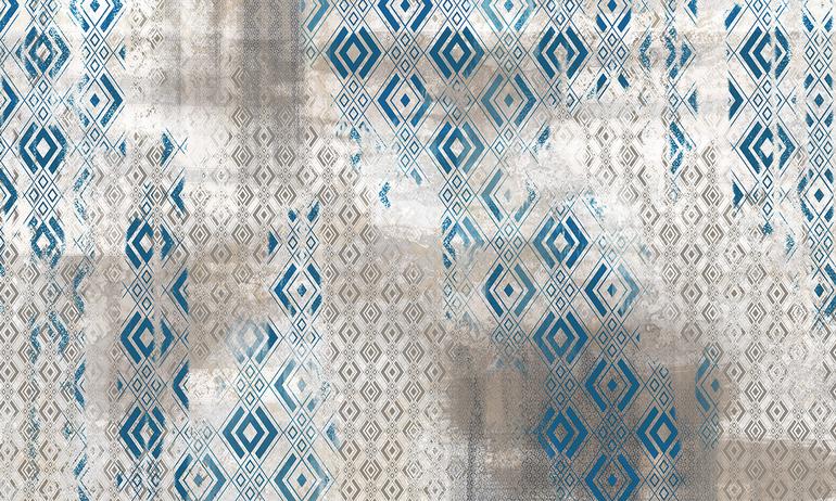 Rhombus wall mural wallpaper | ExtraWall