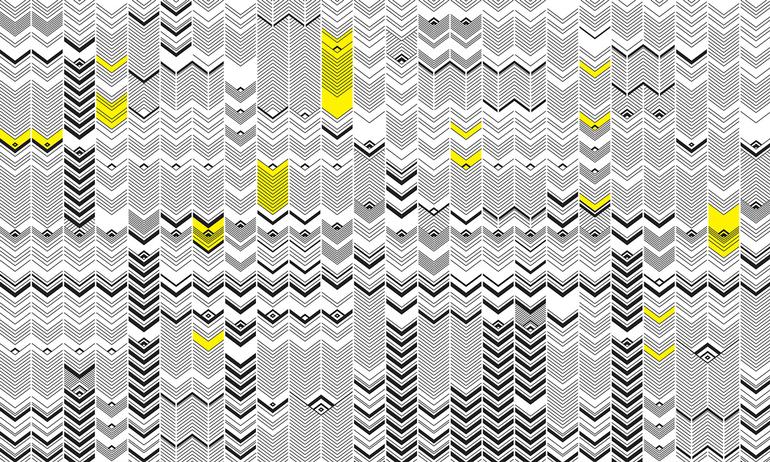 Zig-Zag wall mural wallpaper | ExtraWall