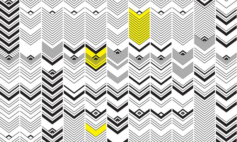 Zig-Zag wall mural wallpaper | ExtraWall large fragment photo