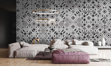 Square wall mural wallpaper | ExtraWall
