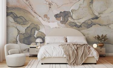 Abstract alcohol ink light wallmural | ExtraWall