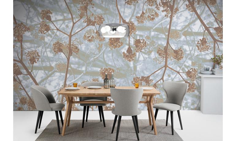 Spring tree light wallmural | ExtraWall photo in an interior