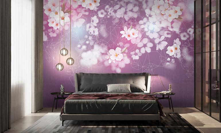Spring Garden wall mural wallpaper | ExtraWall photo in an interior