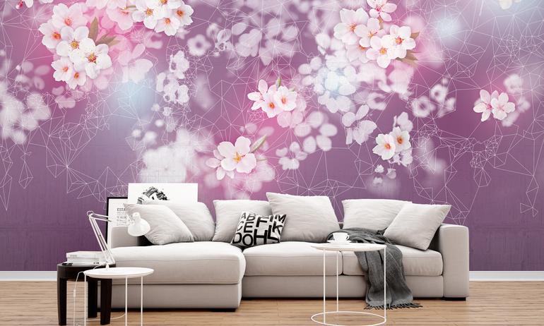 Spring Garden wall mural wallpaper | ExtraWall photo in smome beautiful interior