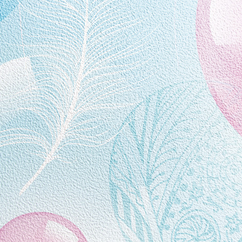 Shell non-woven base-texture with print photo