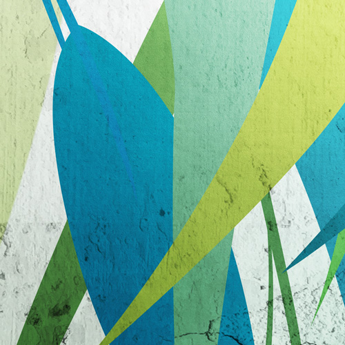 Smooth non-woven base-texture with print photo